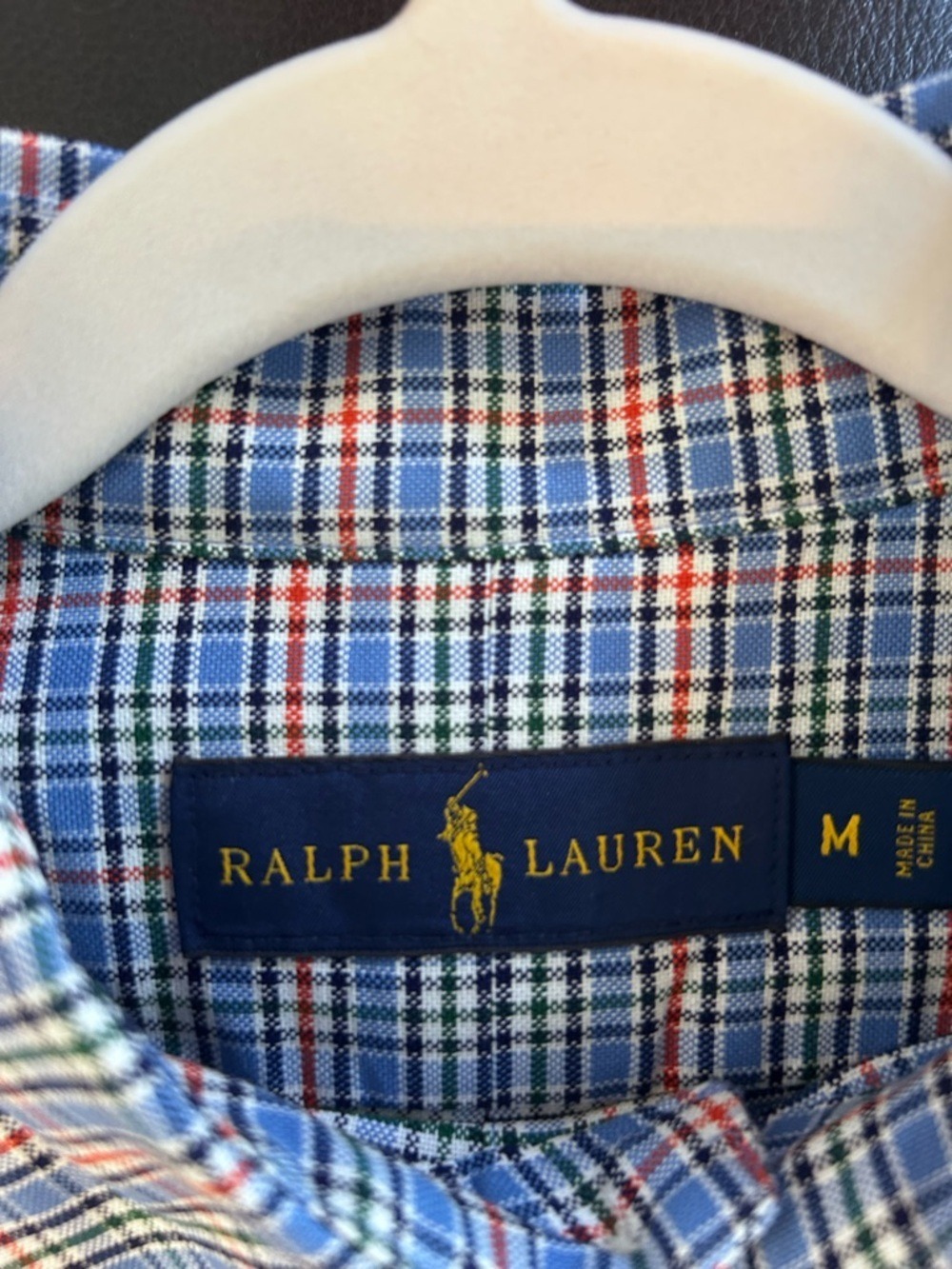 Polo by Ralph Lauren Blue and White Check Long-Sleeve Button-Down Shirt - Picture 2 of 7